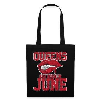 June Queens - Stoffbeutel - Schwarz - Vorne