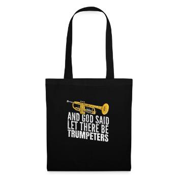 Trumpet Funny Gift - Tote Bag - black - Front