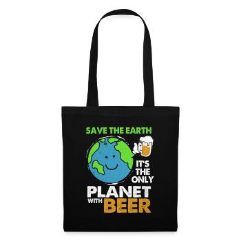 Jour de la Terre - Sac en tissu - noir - Devant
