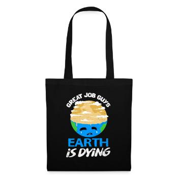 Jour de la Terre - Sac en tissu - noir - Devant