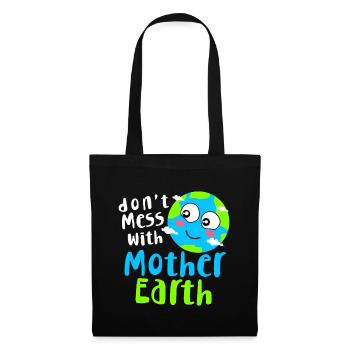 Changement climatique Earth Day Protection de l’environnement Bio Terre - Sac en tissu - noir - Devant