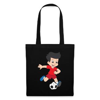 Football, football, soccer player - Tote Bag - black - Front