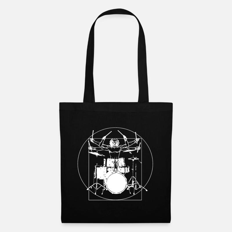 Drummer drums gift music - Tote Bag - black