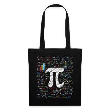 Pi Day Math Equation Math Teacher Student Geek Gif - Tote Bag - black - Front