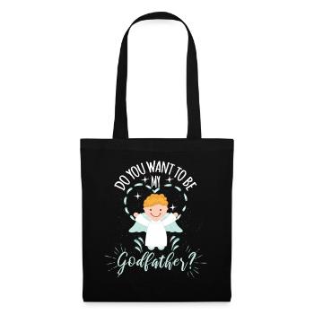 Do you want to be my godfather? - Tote Bag - black - Front
