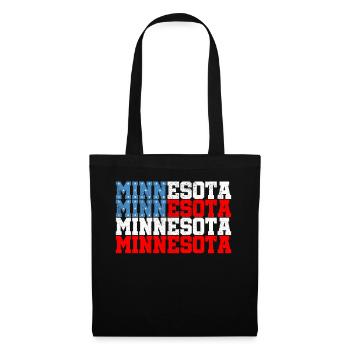 Minnesota - Sac en tissu - noir - Devant