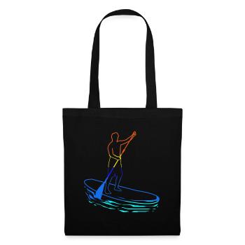 Stand Up Paddling SUP Paddle Paddle Paddle - Tote Bag - black - Front