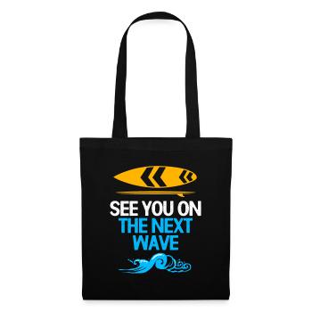 Kiteboard Kite kite-kite-cadeau kite-surf - Sac en tissu - noir - Devant