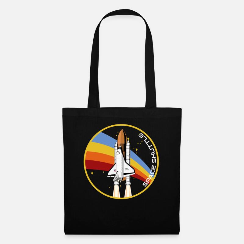Missile lancement de la navette spatiale - Sac en tissu - noir