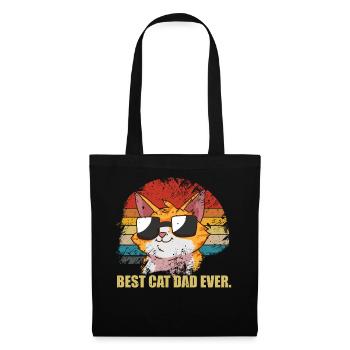 cats father - Tote Bag - black - Front