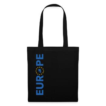 Europe UE Union européenne stars - Sac en tissu - noir - Devant