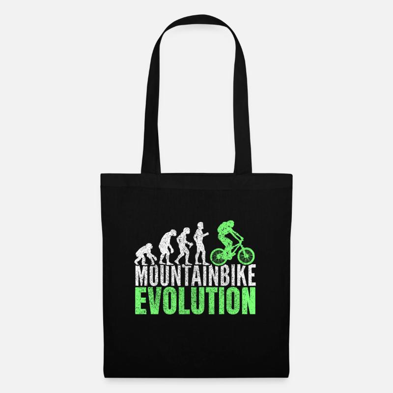 Mountainbike Evolution - Stoffbeutel - Schwarz