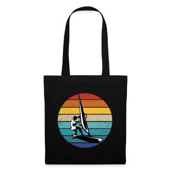 Planche à voile - Sac en tissu - noir - Devant