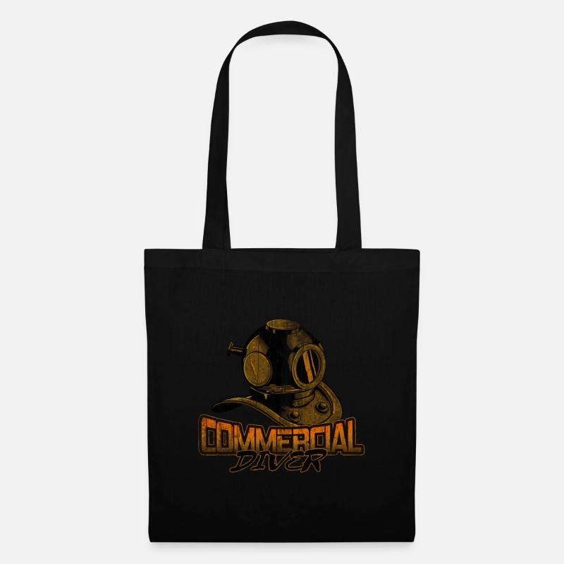 Diving diving helmet - Tote Bag - black