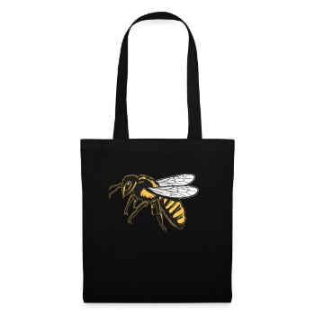 Biene Imker Bienen Imkerei - Stoffbeutel - Schwarz - Vorne