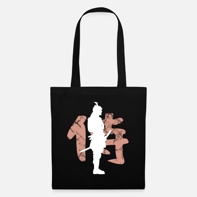 Samurai - Stoffbeutel - Schwarz