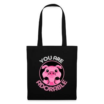 Pig Pig Pig Piglet Boar Boar - Tote Bag - black - Front