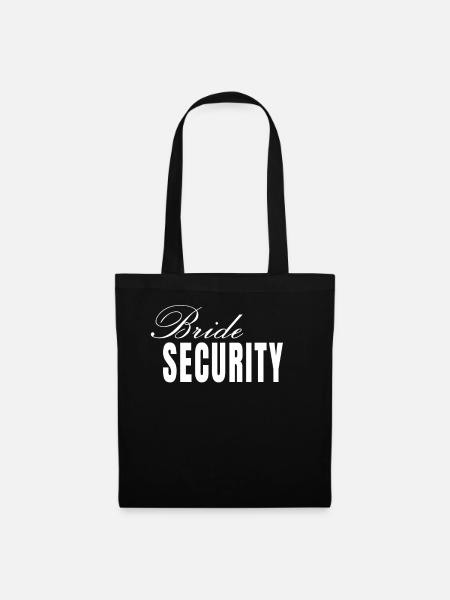 Bride Security - Stoffbeutel - Schwarz