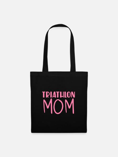 Triathlon Mama - Stoffbeutel - Schwarz