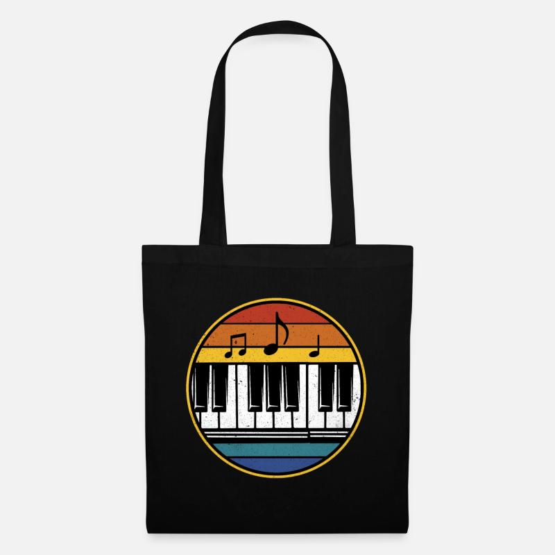 Piano - Stoffbeutel - Schwarz