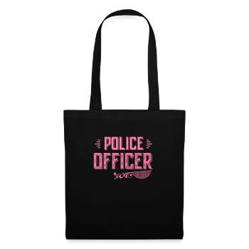 Officier de police - Sac en tissu - noir - Devant