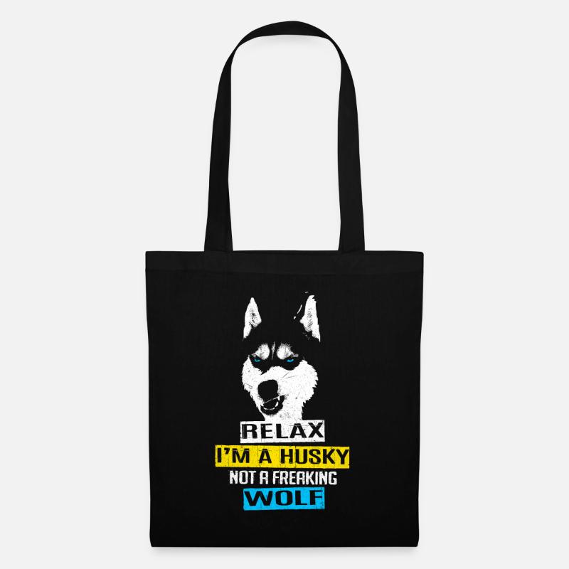 Husky - Stoffbeutel - Schwarz