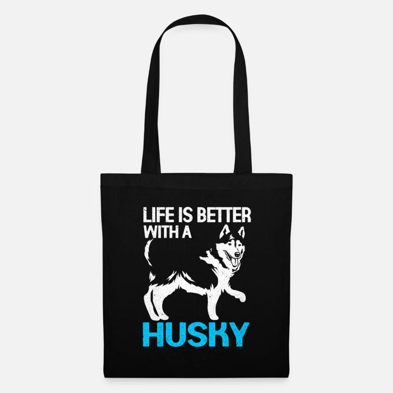 Husky - Tote Bag - black