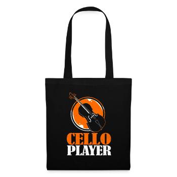 Cello - Stoffbeutel - Schwarz - Vorne