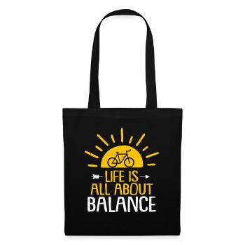 Bicycle - Tote Bag - black - Front