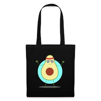 Métal de saine alimentation Cool Delicious Avocat - Sac en tissu - noir - Devant