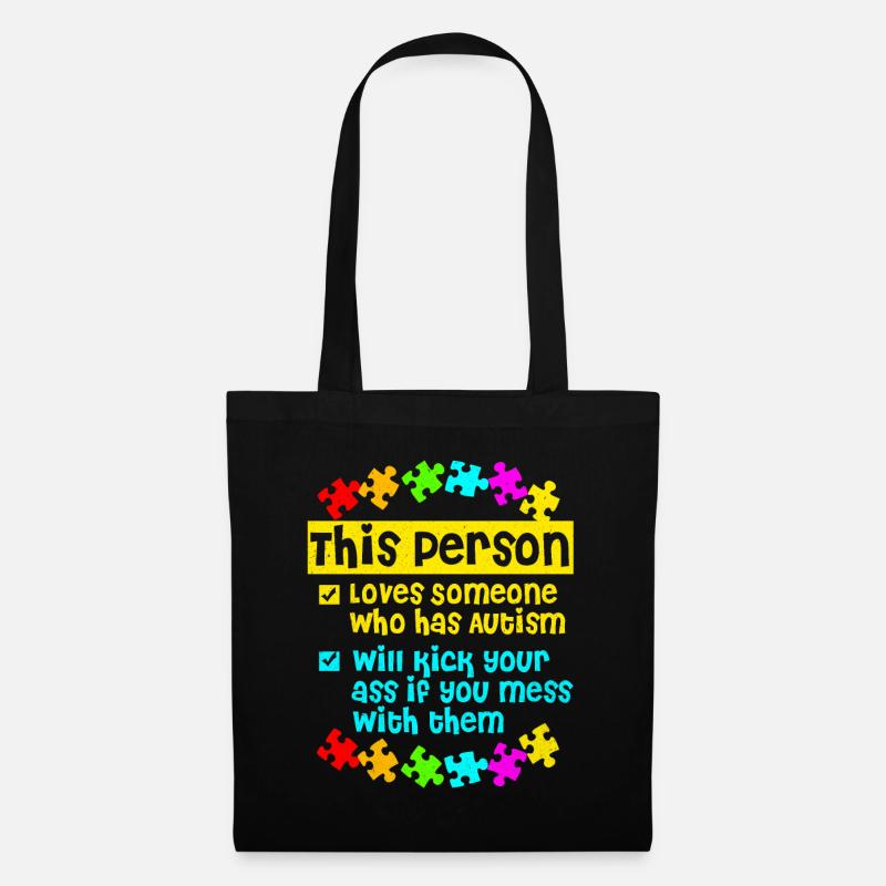 Autism - Tote Bag - black