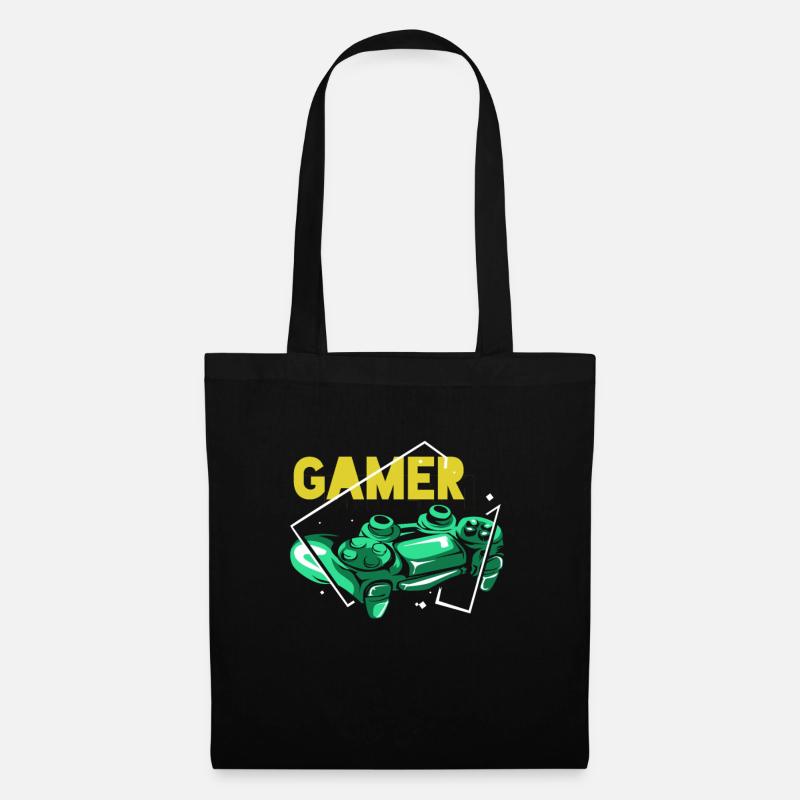 Gamer - Stoffbeutel - Schwarz