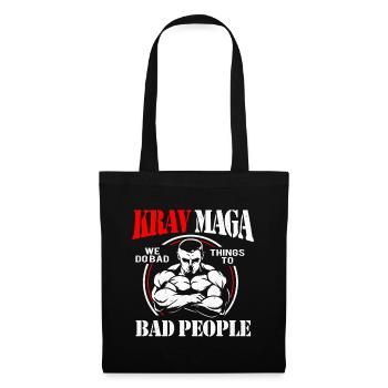 Krav Maga - Sac en tissu - noir - Devant