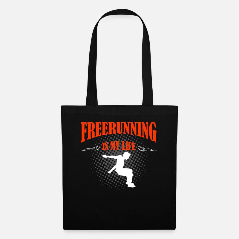 Freerunning - Stoffbeutel - Schwarz