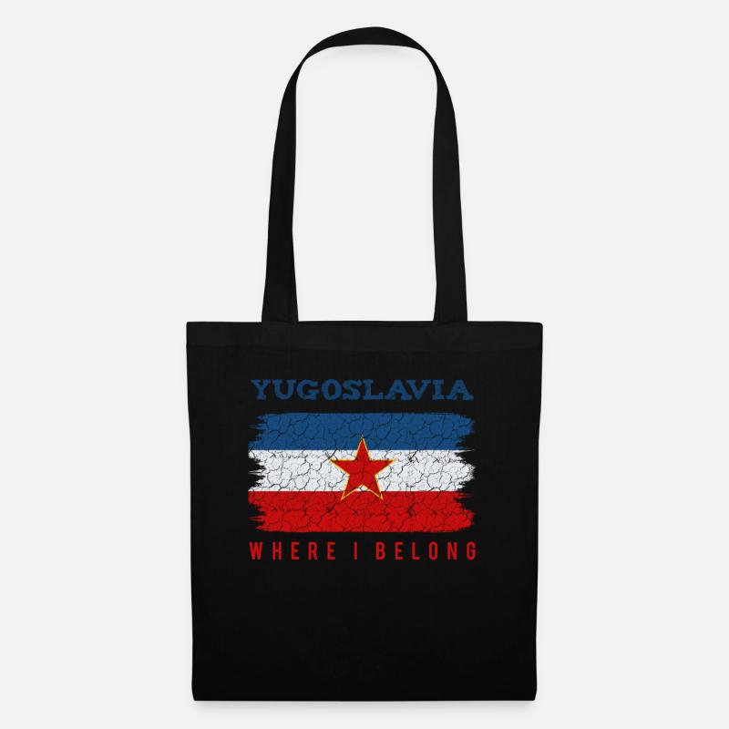 Yugoslavia - Tote Bag - black