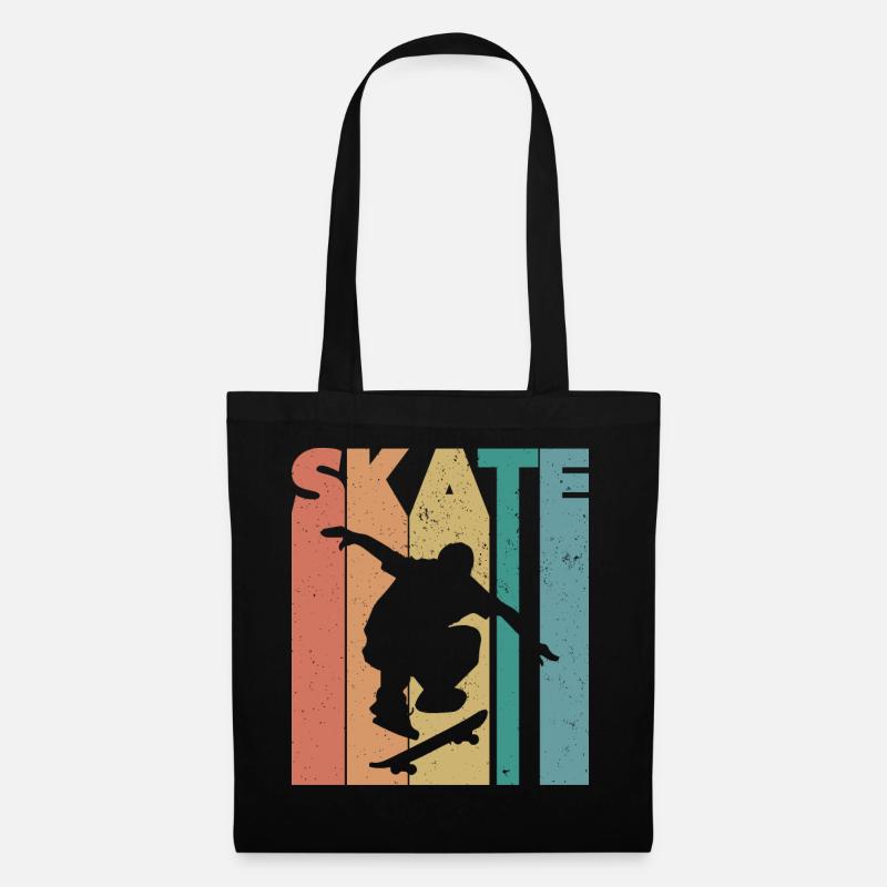 Skater multicolored - Tote Bag - black
