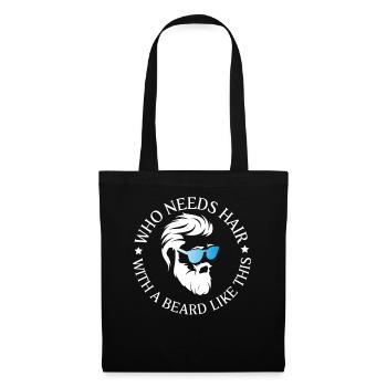 Beard like this - beard, beard, lumberjack - Tote Bag - black - Front
