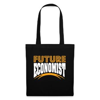 Wirtschaft Student Geschenk BWL VWL - Stoffbeutel - Schwarz - Vorne