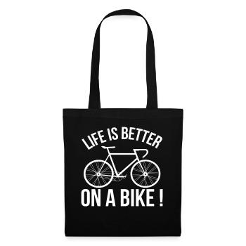 coureur - Sac en tissu - noir - Devant