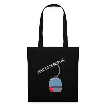 Sports d'hiver Ski Snowboard Ski Cadeau - Sac en tissu - noir - Devant