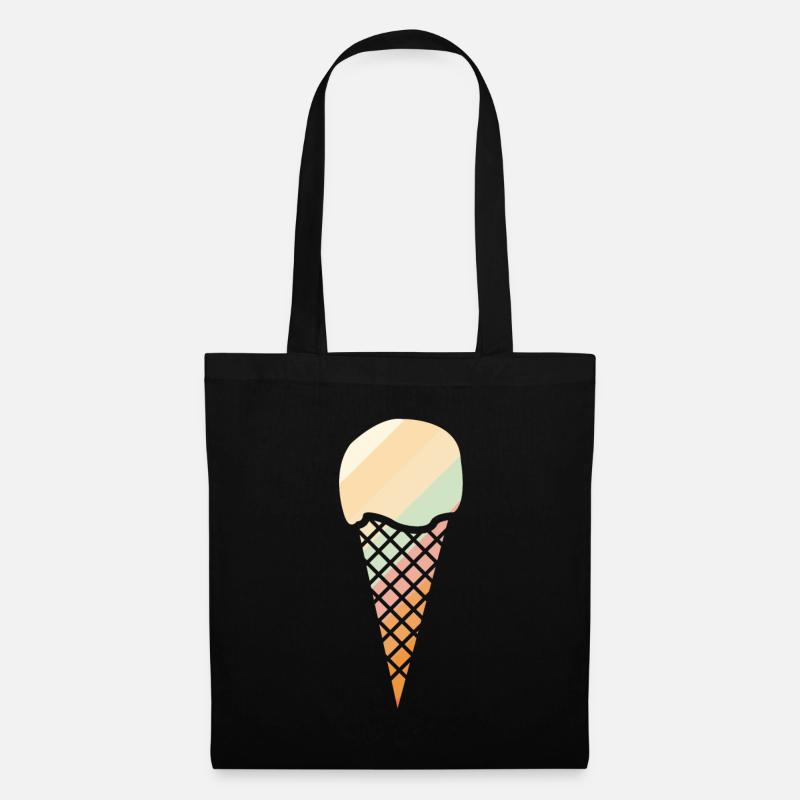 Eis - Stoffbeutel - Schwarz