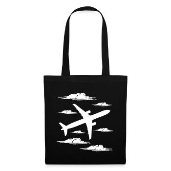 pilote - Sac en tissu - noir - Devant