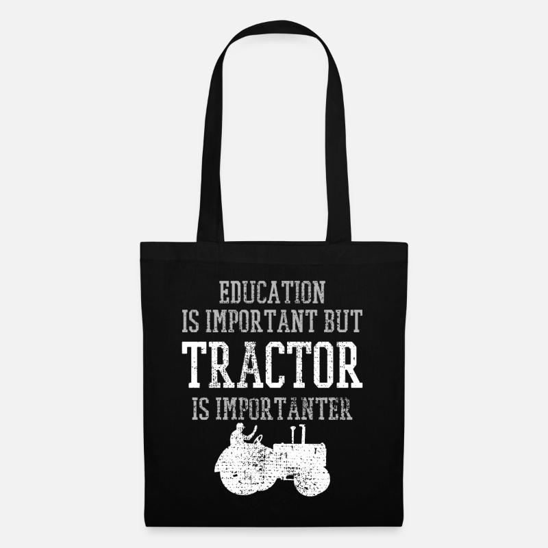 tractor - Tote Bag - black