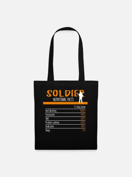 Soldier Ingredients - Stoffbeutel - Schwarz