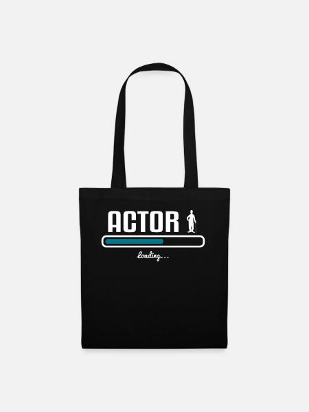 Vintage Actor T-Shirts - Stoffbeutel - Schwarz