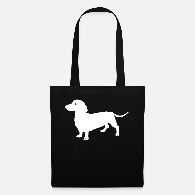 Dachshund - Stoffbeutel - Schwarz