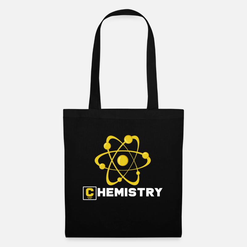 Chemie - Stoffbeutel - Schwarz