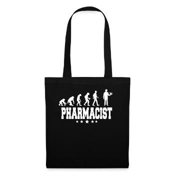 evolution of pharmacist - Stoffbeutel - Schwarz - Vorne