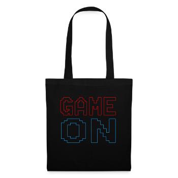 Game On - Stoffbeutel - Schwarz - Vorne