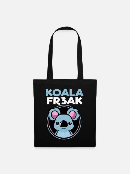 Koala - Stoffbeutel - Schwarz
